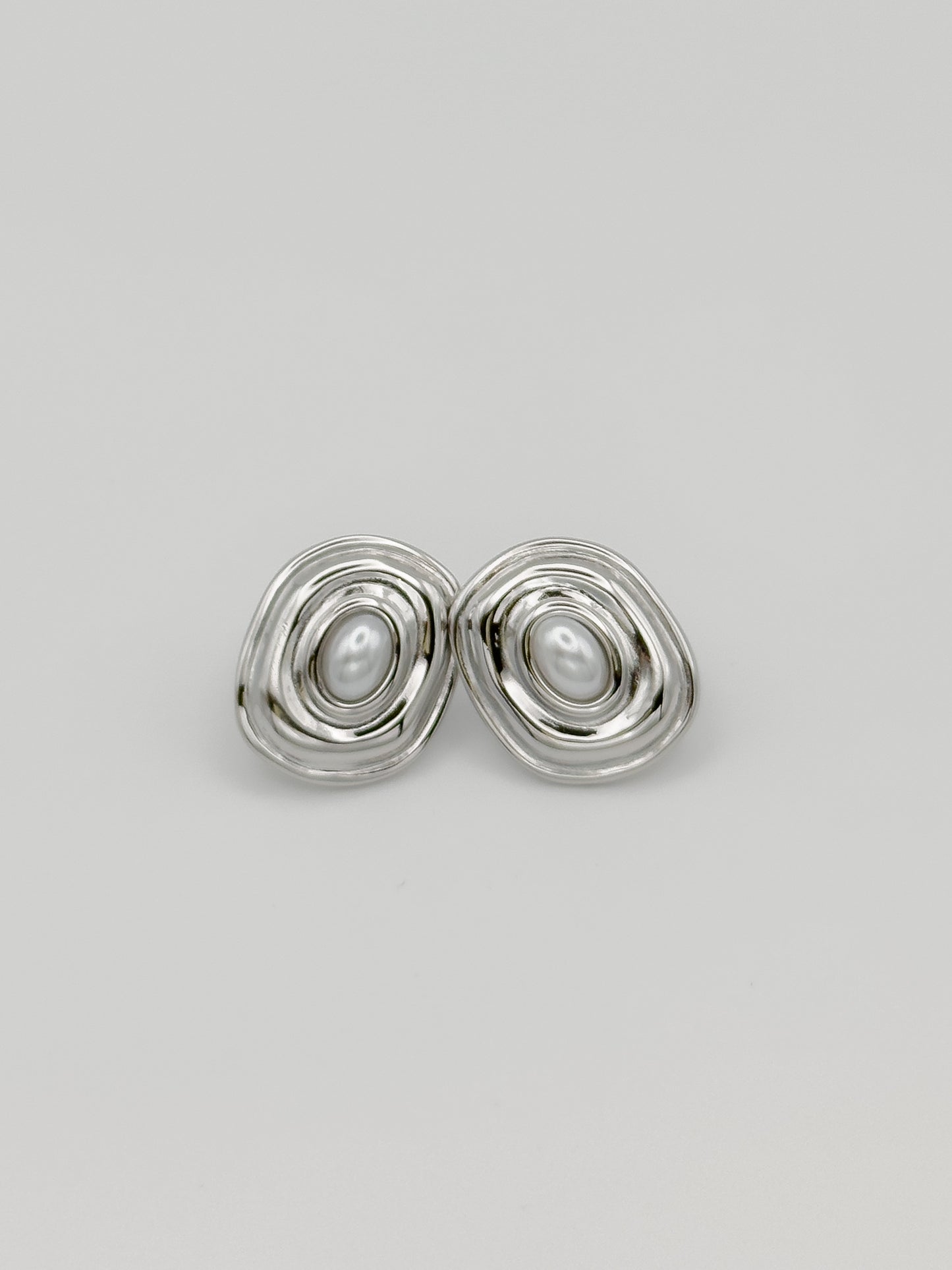 Ripple Silver Earrings