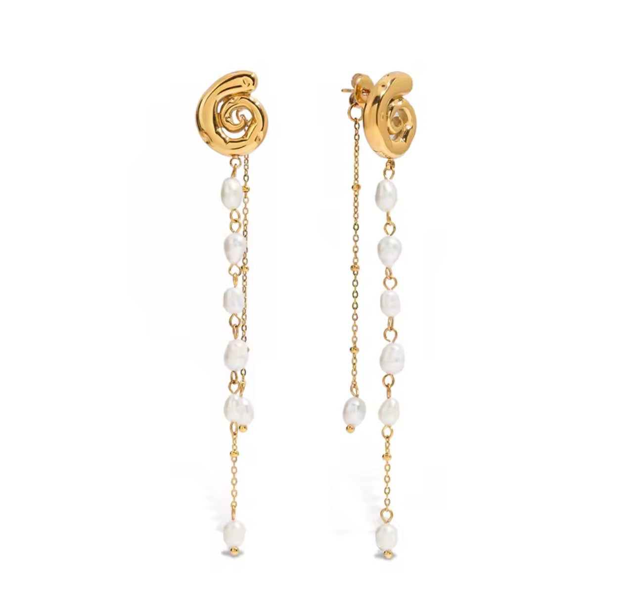 Aria Pearl Drop Earings