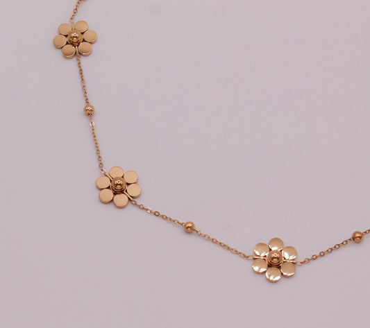 Golden Daisy Chain Necklace