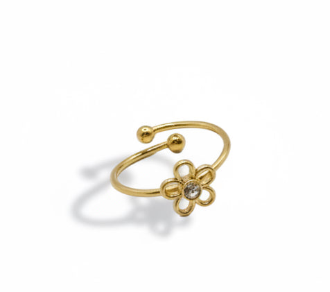 Flower Child Adjustable Ring
