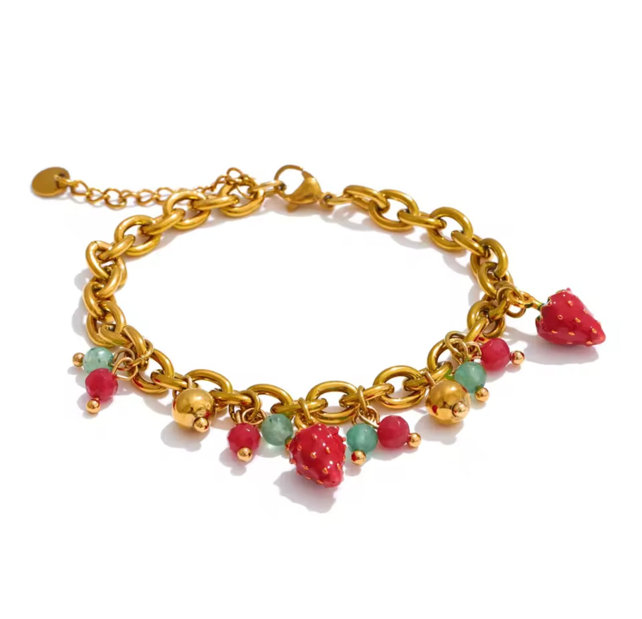 Berry Charm Bracelet