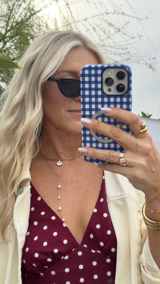 Drop Pearl Chain Necklace