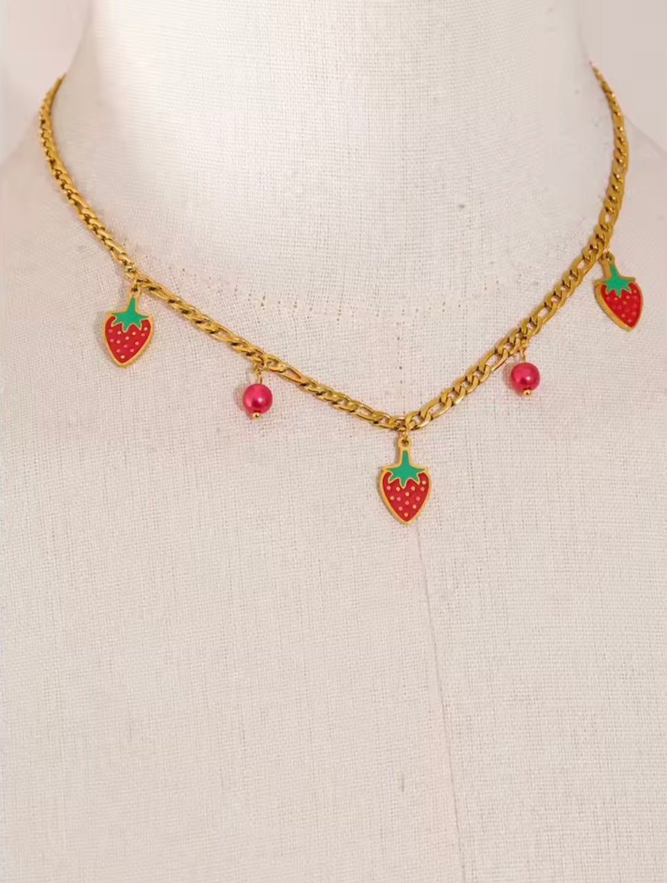 Strawberry Necklace