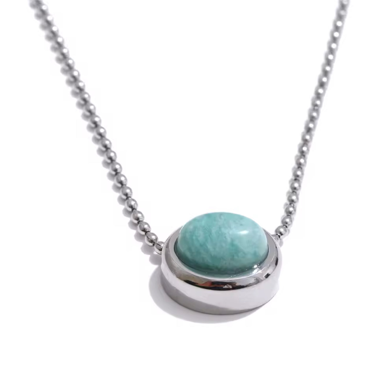 Amazonite Pendant Necklace