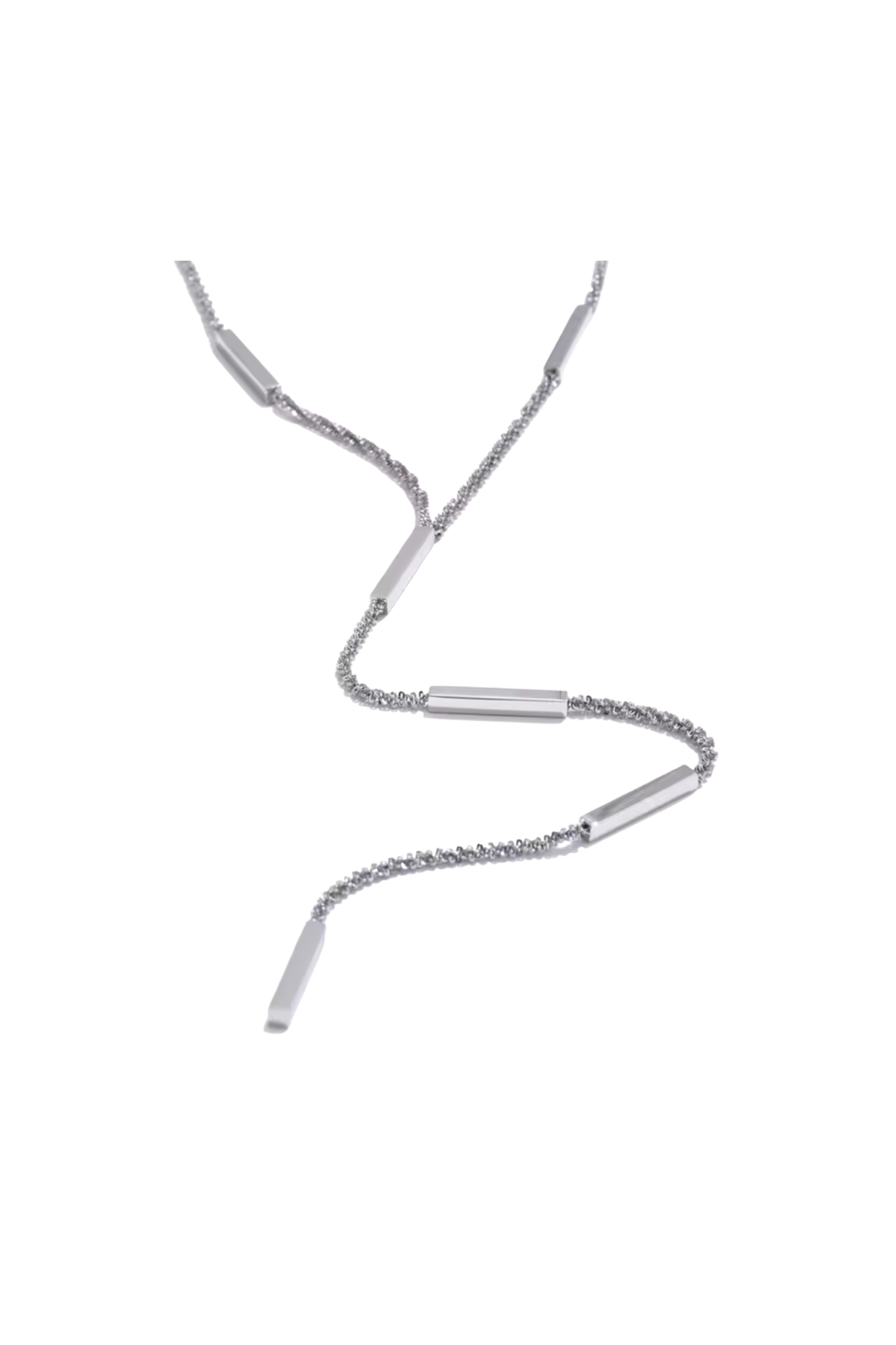Linear Bar Link Necklace
