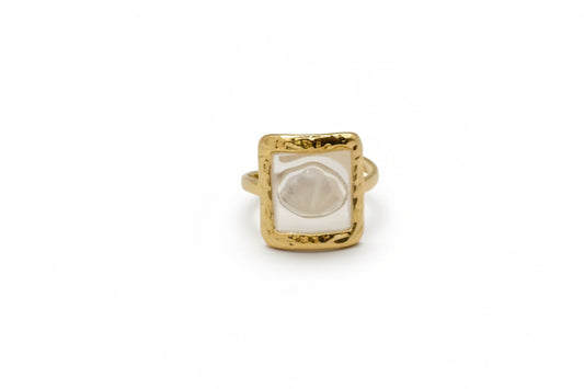 Sea Glow Adjustable Ring