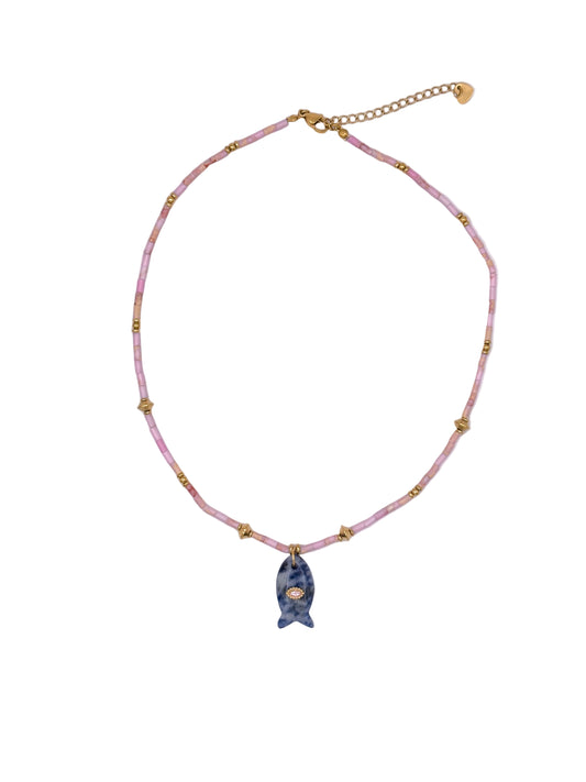 Azure Fish Necklace