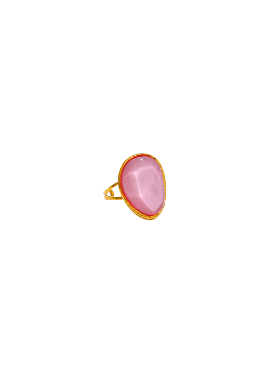The Blush Aura Adjustable Ring