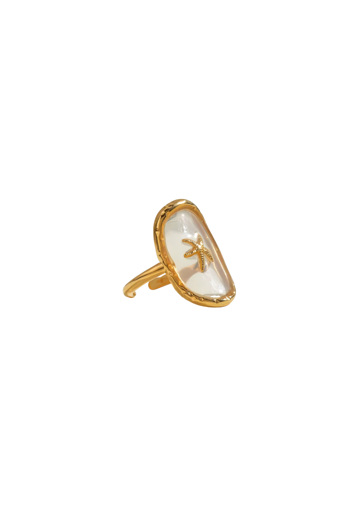 Ocean Star Adjustable Ring