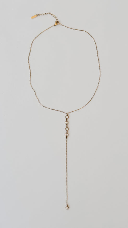 Starlet Cascade Necklace ￼