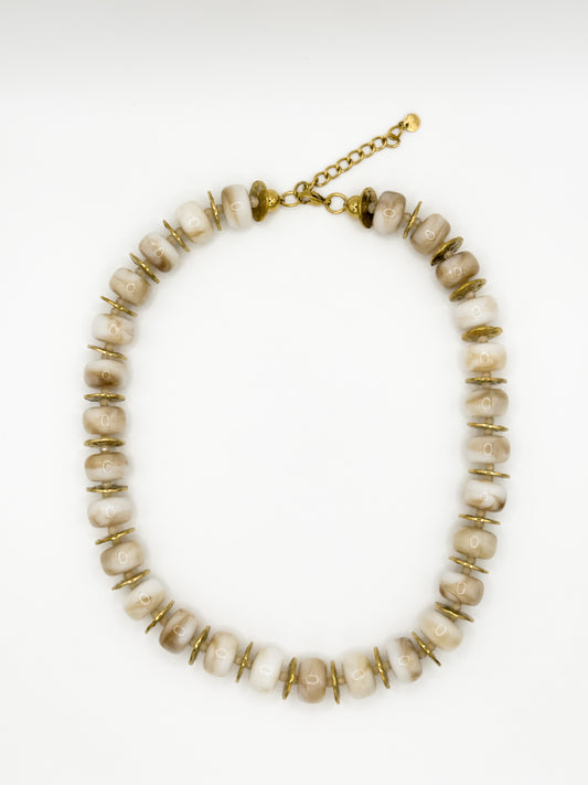 Champagne Mist Beaded Necklace