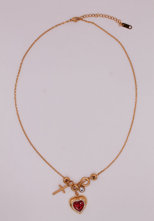 Heartbreaker Charm Necklace