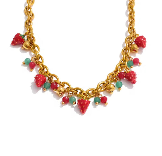 Berry Charm Necklace