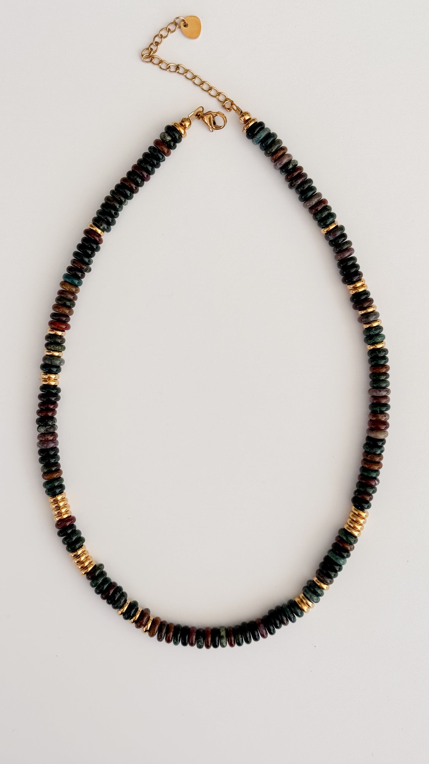 Winter Moon Beaded Necklace