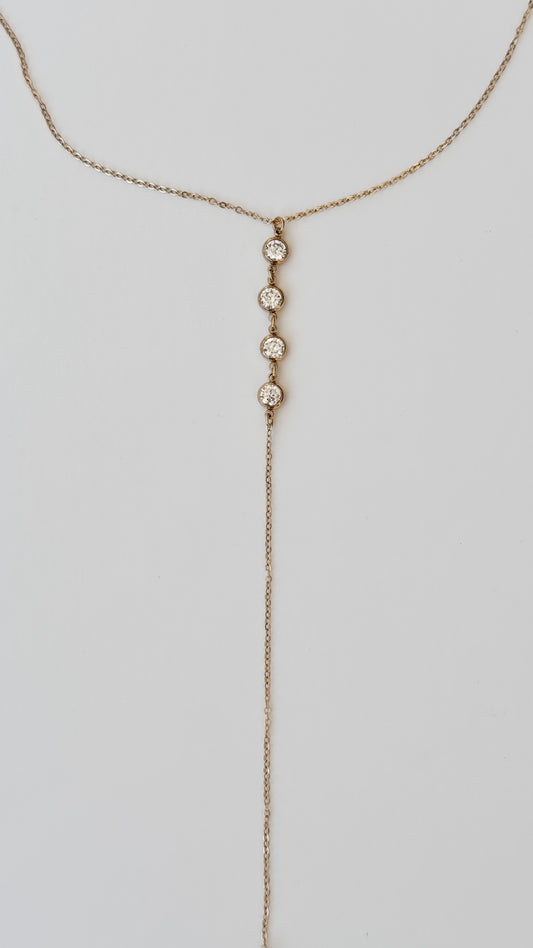 Starlet Cascade Necklace ￼