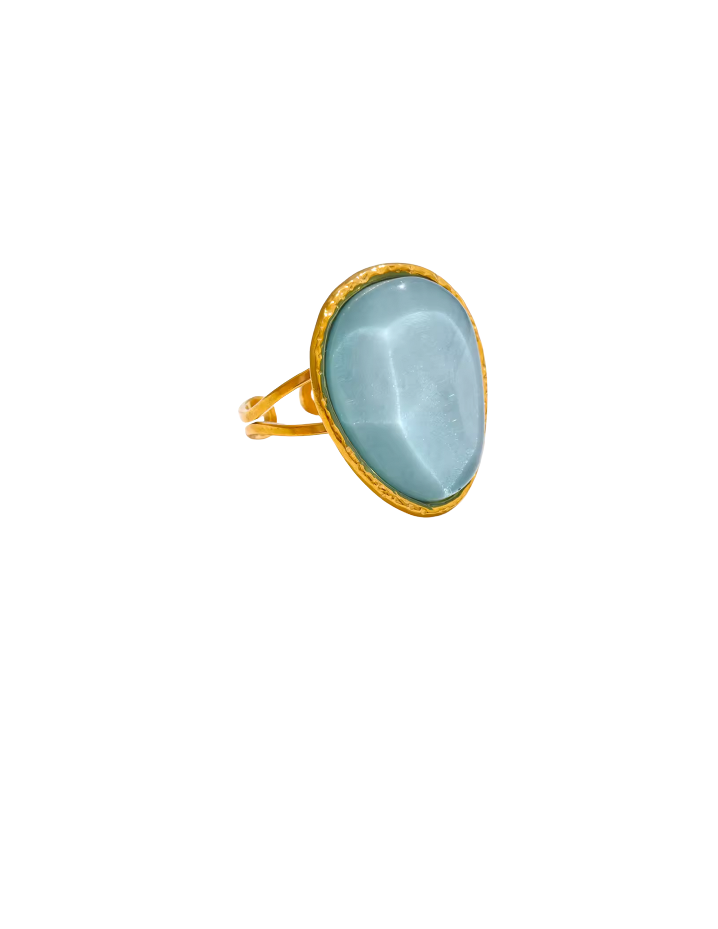 Blue Lagoon Adjustable Ring