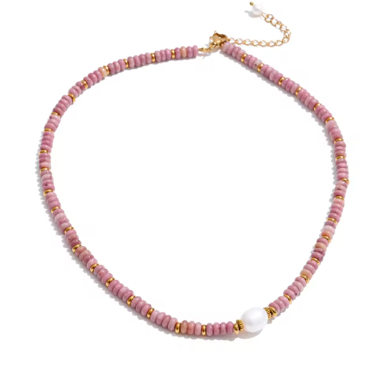 Rose Pearl Necklace