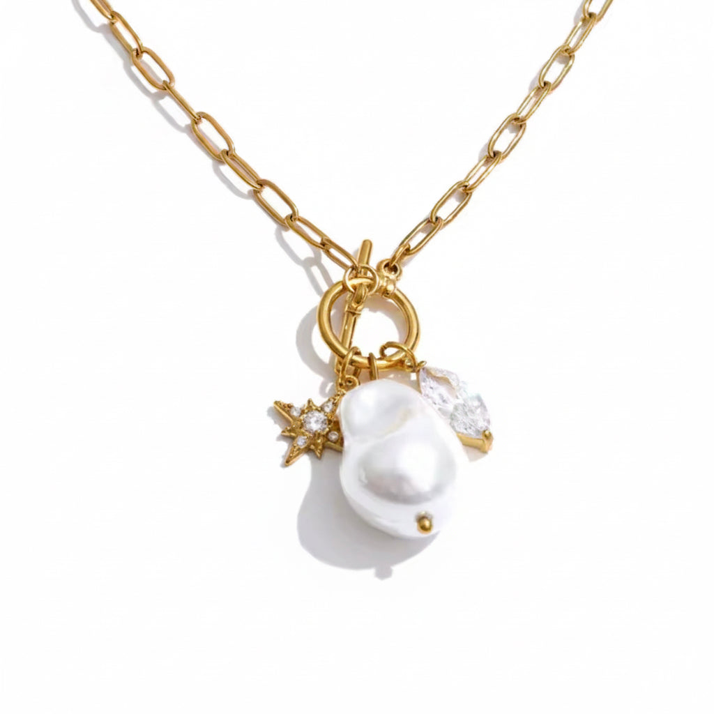 Laurel Charm Necklace