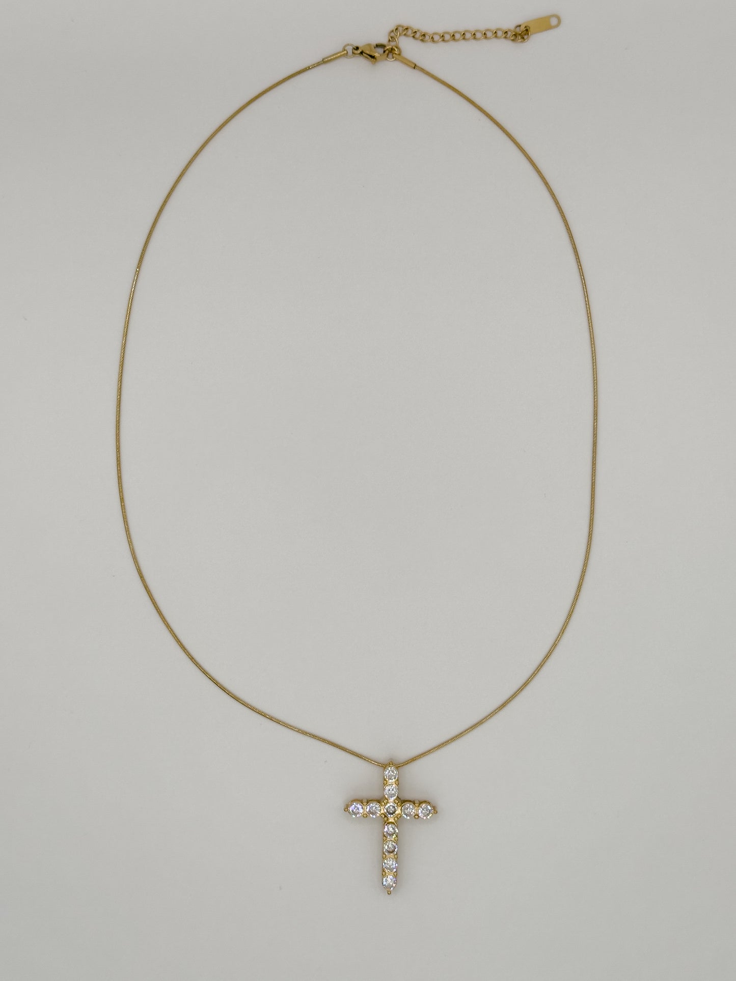 Halo Cross Necklace