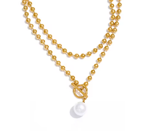 Bubble Long Chain Necklace