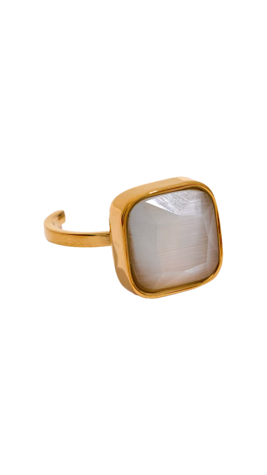 Opal Cat Eye Ring (adjustable)