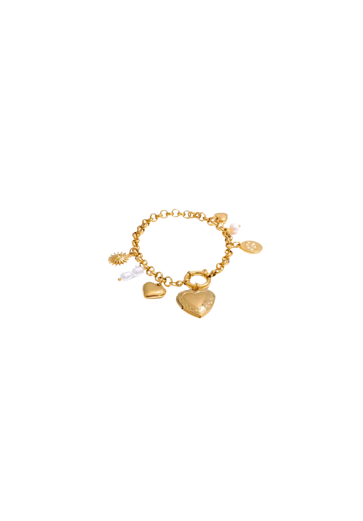 The Heirloom Heart Charm Bracelet