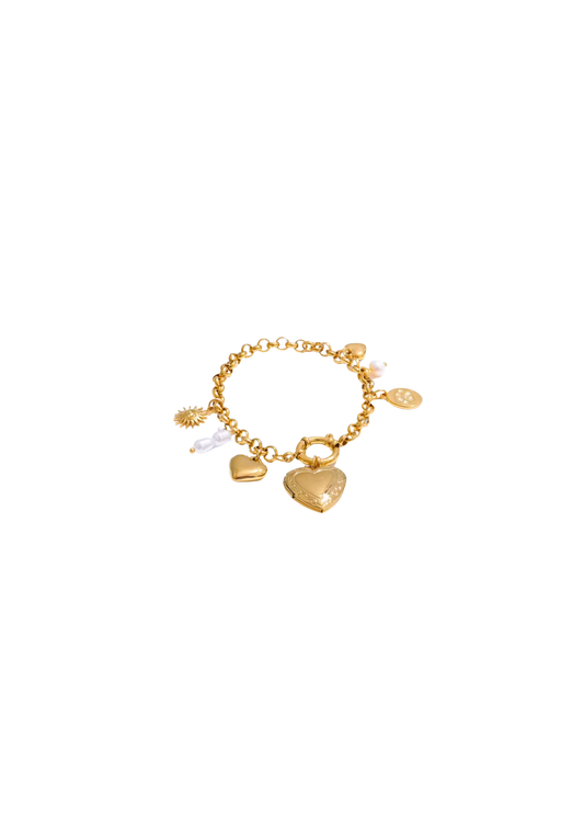 The Heirloom Heart Charm Bracelet