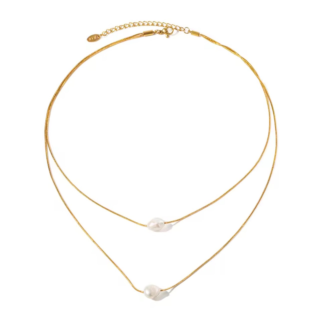 Pearl Duo Stack Necklace