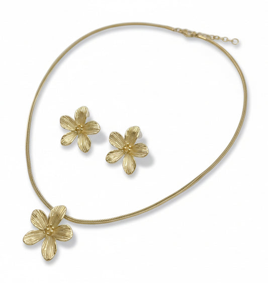 Plumeria Earrings ￼