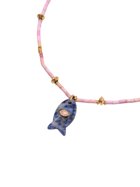 Azure Fish Necklace