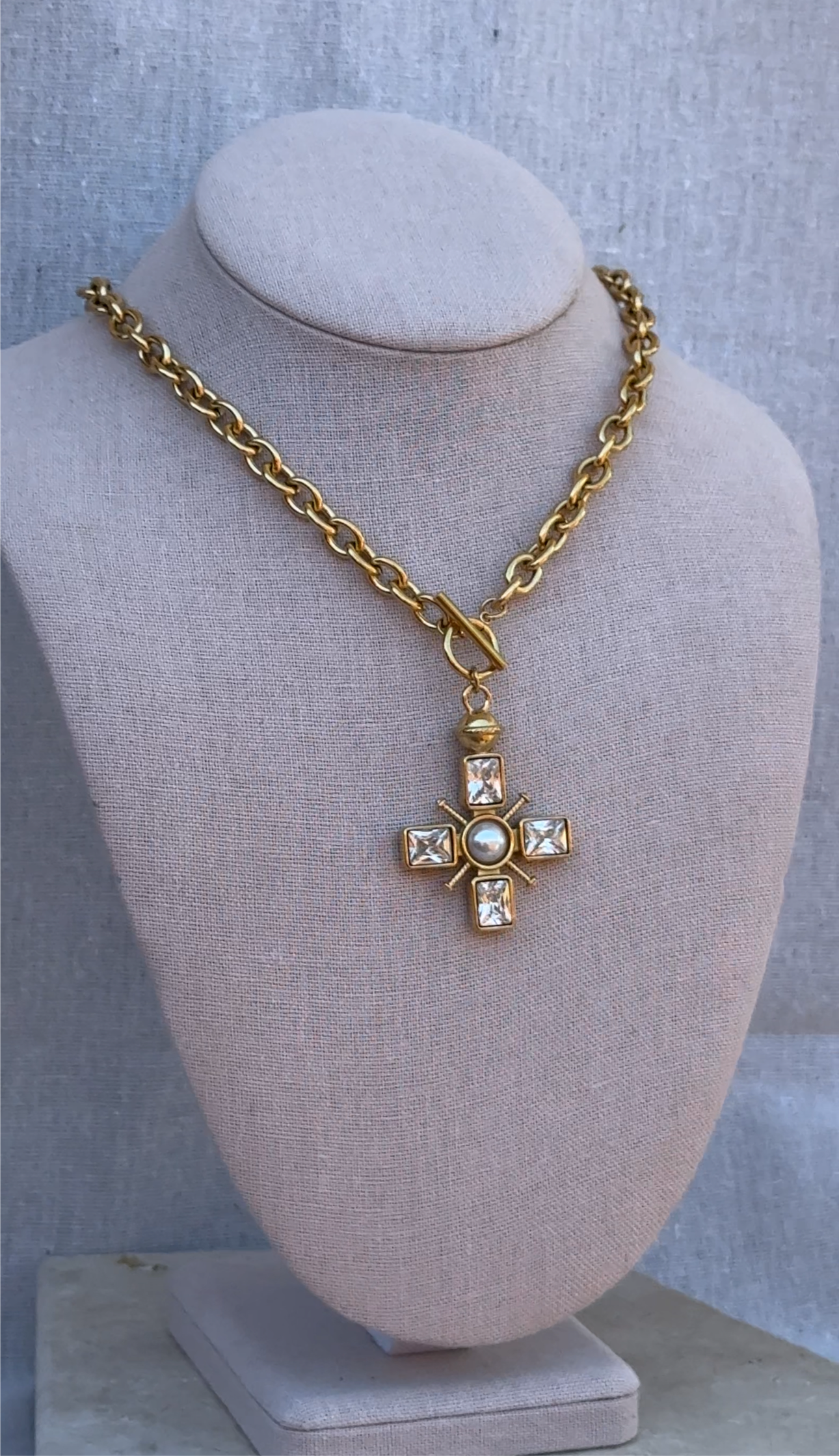 Aurora Cross necklace
