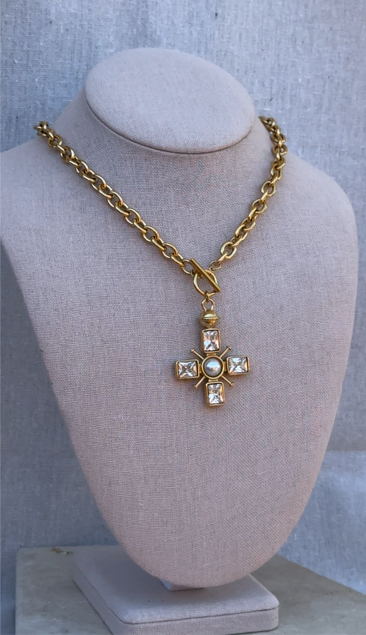 Aurora Cross necklace