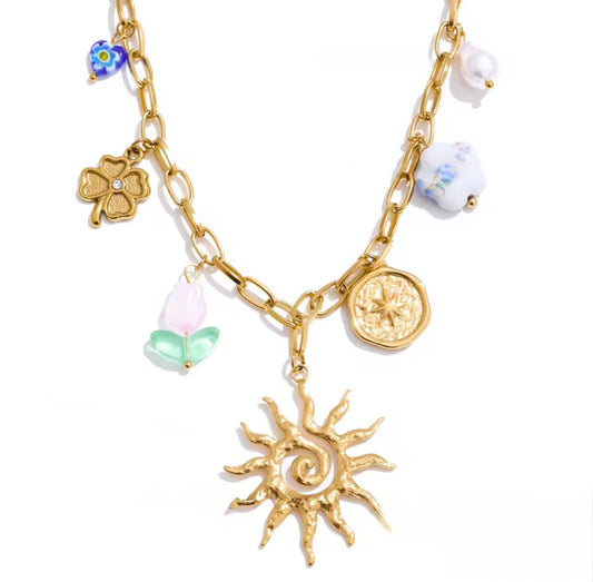 Spring Charm Necklace