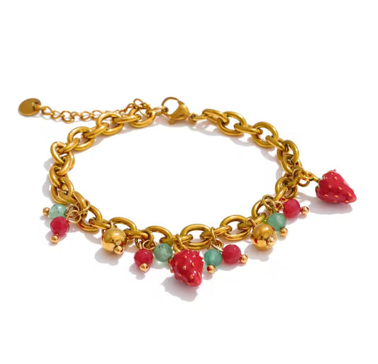 Berry Charm Bracelet