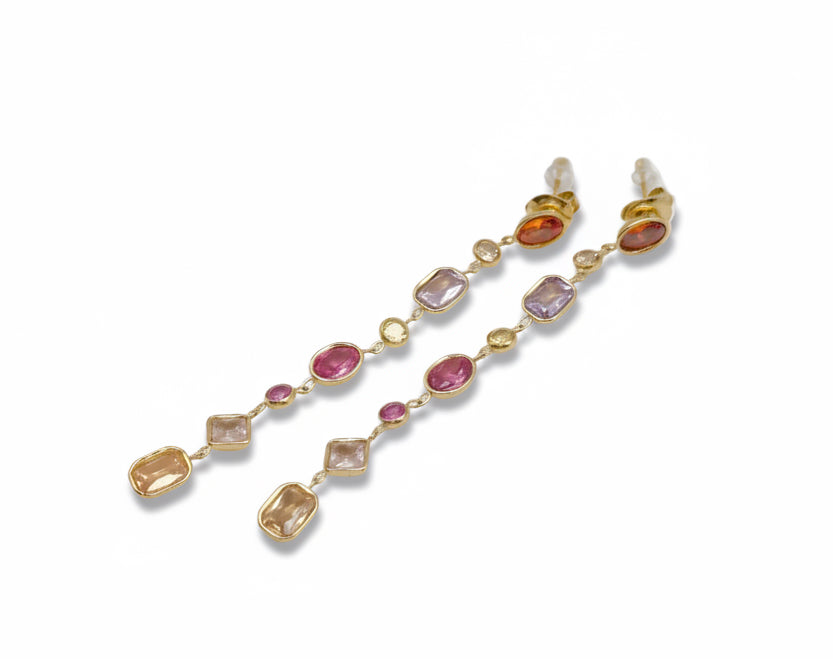 Sunrise Sparkle Drop Earrings