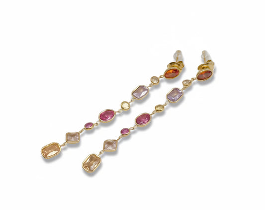 Sunrise Sparkle Drop Earrings