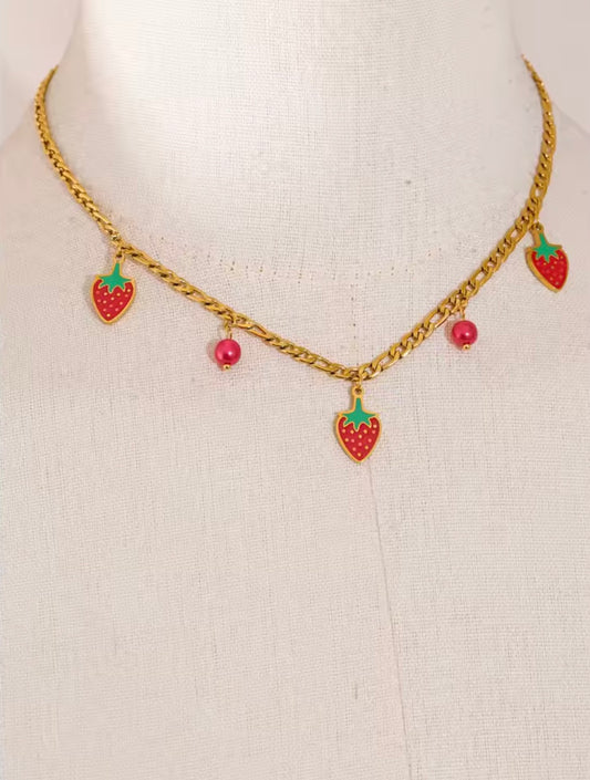 Strawberry Necklace