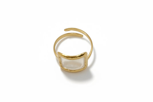 Sea Glow Adjustable Ring