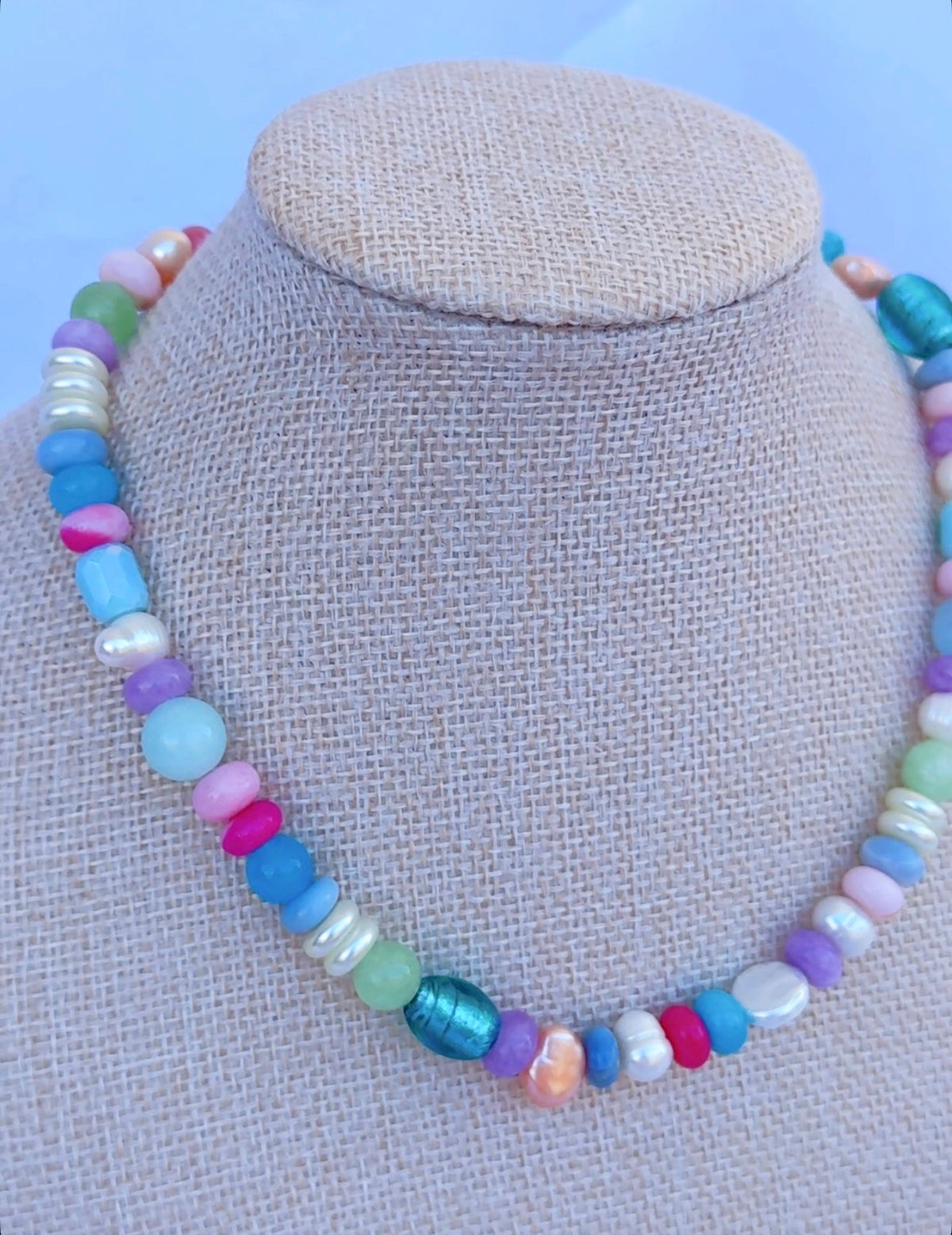 Summer solstice beaded necklace ￼