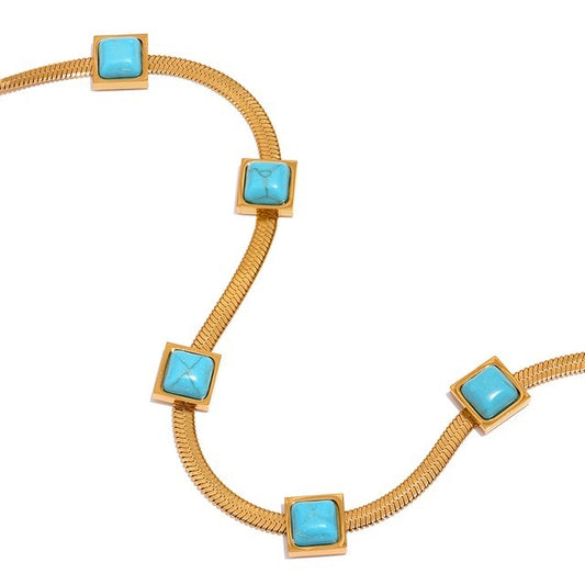 Turquoise Snake Chain