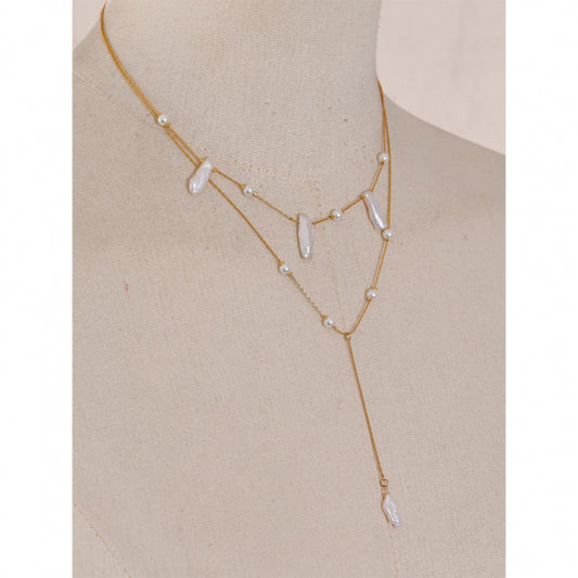 Pearl Double Layer Necklace