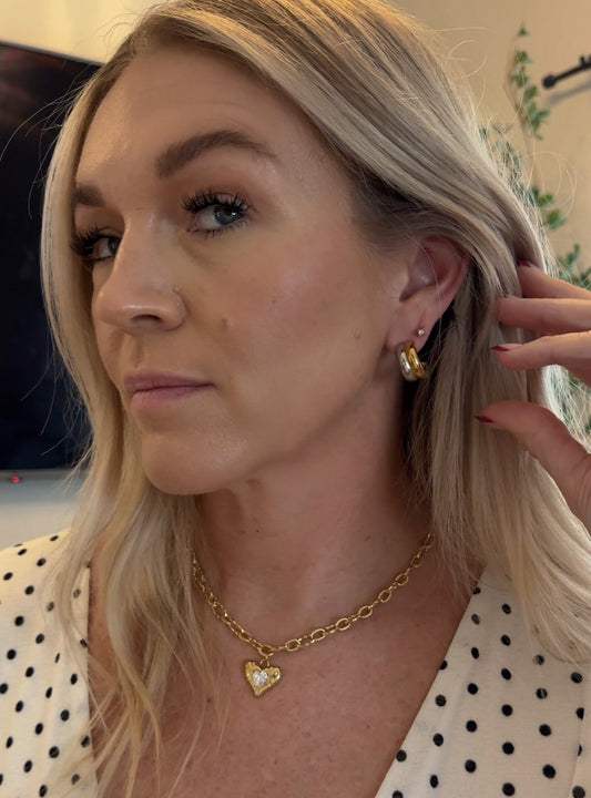 The Crescent Duo Studs